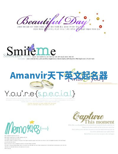 Amanvir天下英文起名器