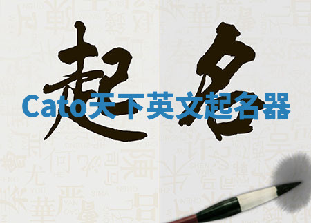 Cato天下英文起名器 Cato天下英文起名器