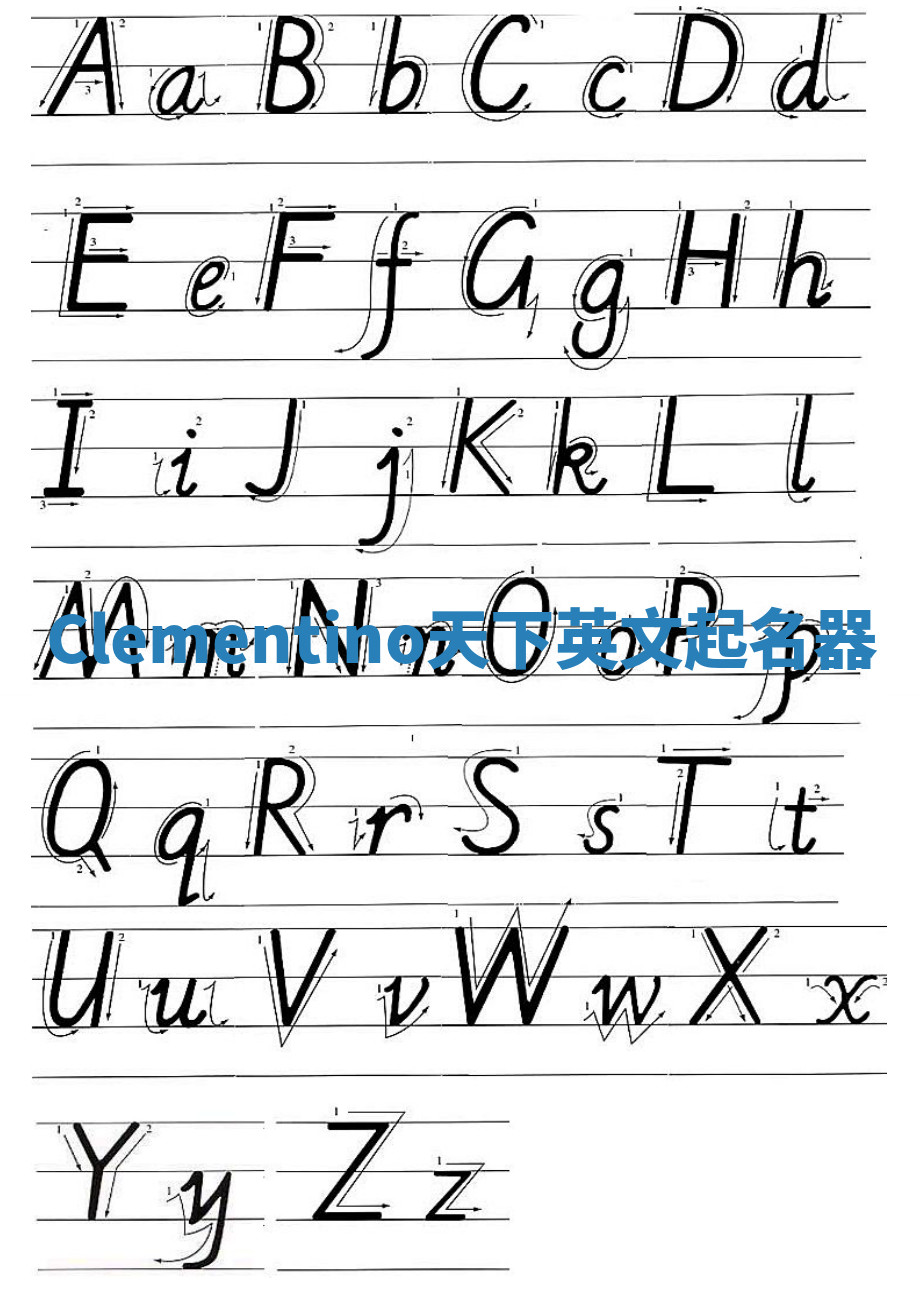 Clementino天下英文起名器