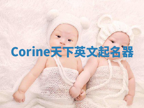 Corine天下英文起名器