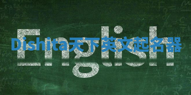 Dishita天下英文起名器