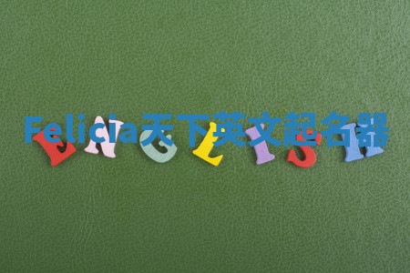 Felicia天下英文起名器 Felicia天下英文起名器