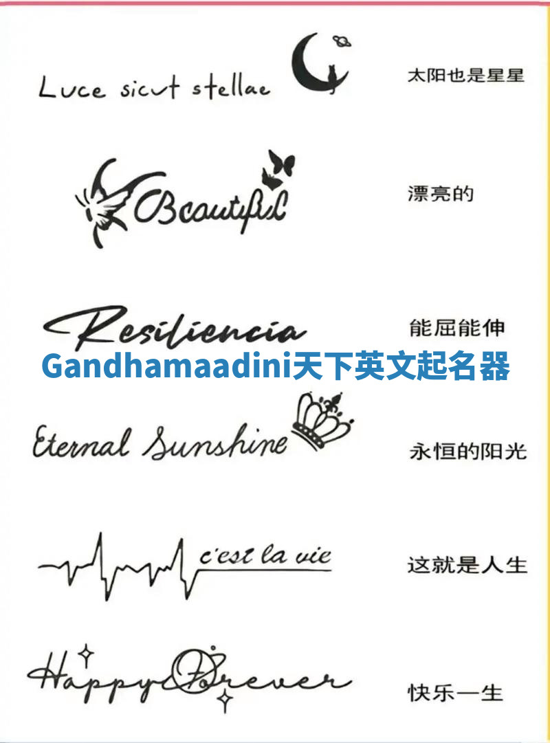 Gandhamaadini天下英文起名器 Gandhamaadini天下英文起名器