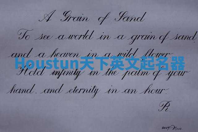 Houstun天下英文起名器 Houstun天下英文起名器