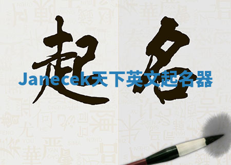 Janecek天下英文起名器 Janecek天下英文起名器