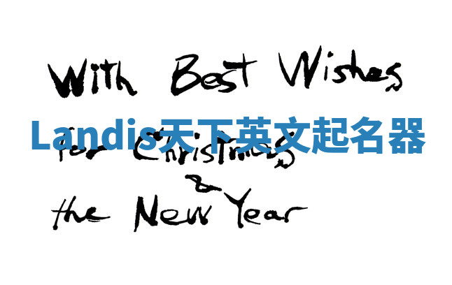 Landis天下英文起名器 Landis天下英文起名器