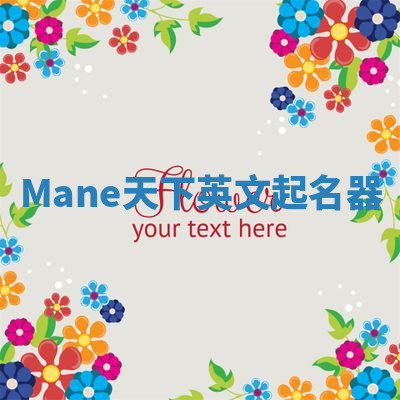 Mane天下英文起名器 Mane天下英文起名器
