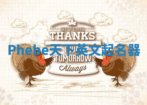 Phebe天下英文起名器 Phebe天下英文起名器
