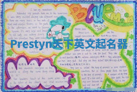 Prestyn天下英文起名器