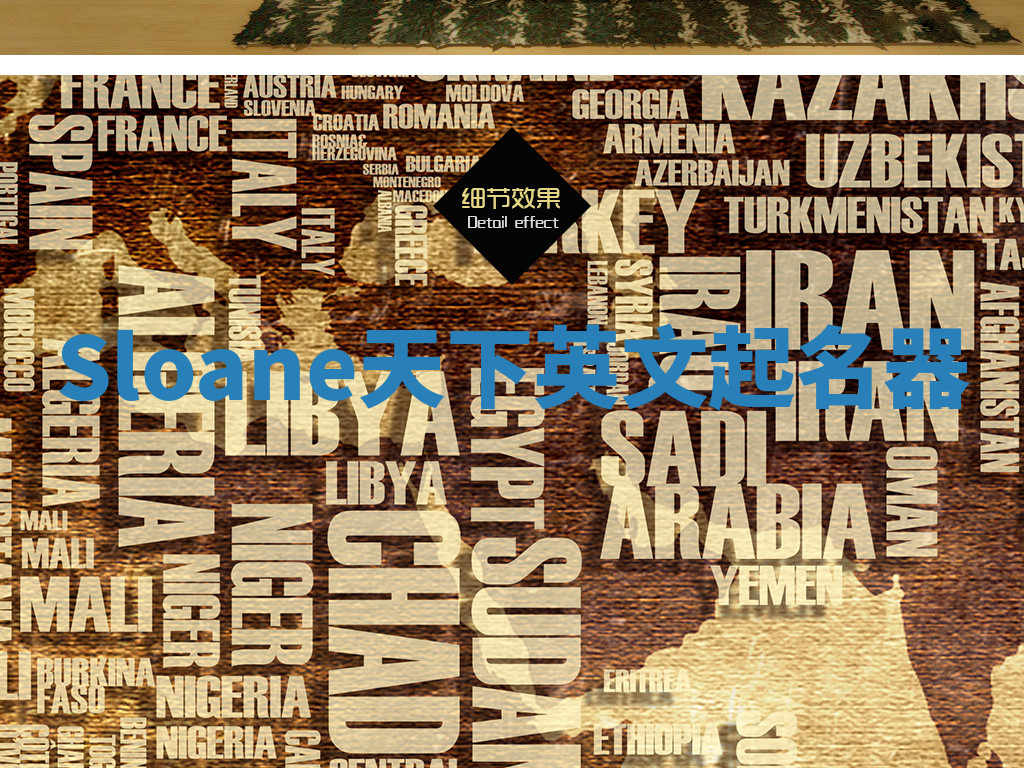 Sloane天下英文起名器