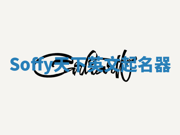 Soffy天下英文起名器 Soffy天下英文起名器