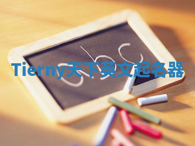 Tierny天下英文起名器