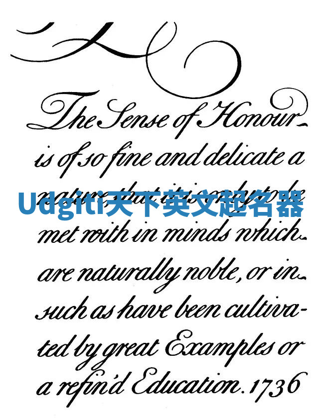 Udgiti天下英文起名器