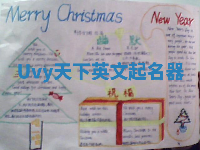 Uvy天下英文起名器 Uvy天下英文起名器