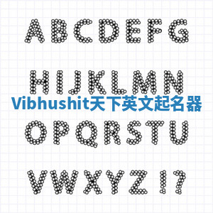 Vibhushit天下英文起名器