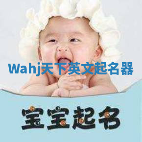 Wahj天下英文起名器 Wahj天下英文起名器