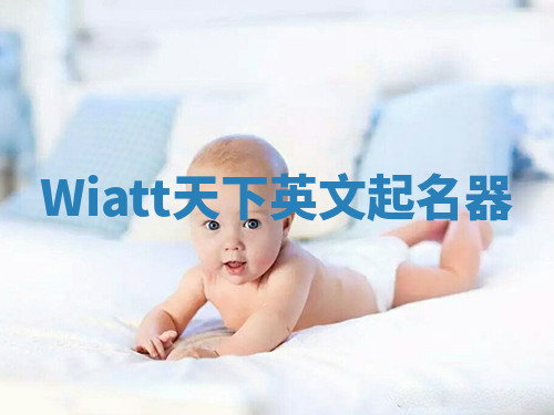 Wiatt天下英文起名器 Wiatt天下英文起名器